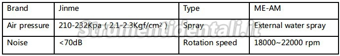 Jinme® ME-AM Micromotore Pneumatico NSK Compatibile